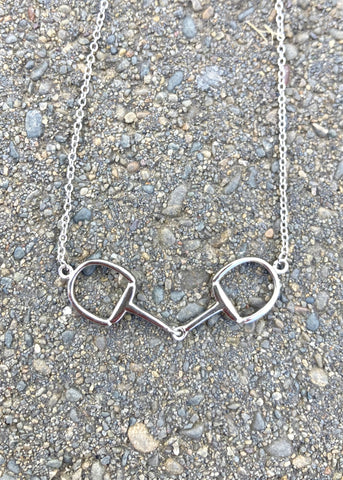 "Snaffle" Sterling Silver Necklace