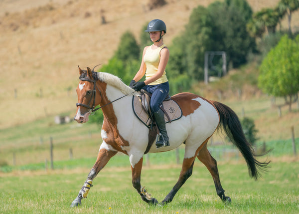 Tropical Sunset Colour Changing Saddle Pads - Jump, GP, and Dressage cuts