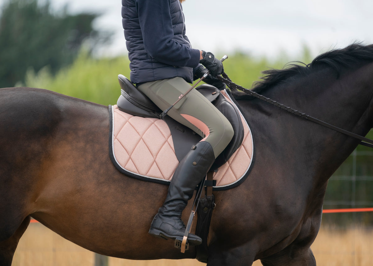 Rose Gold Glitter GP Saddle Pad – Punk Ponies