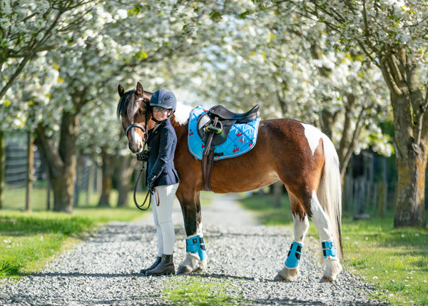The Cherry Saddle Pad - Jump and Dressage cuts