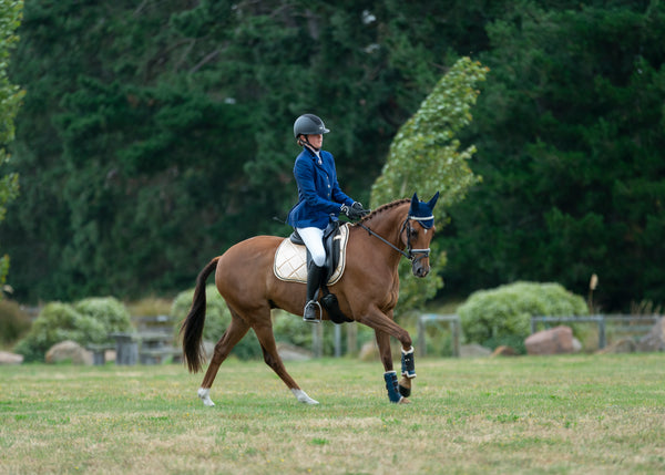 Champagne Satin Saddle Pads - Jump, GP, and Dressage cuts