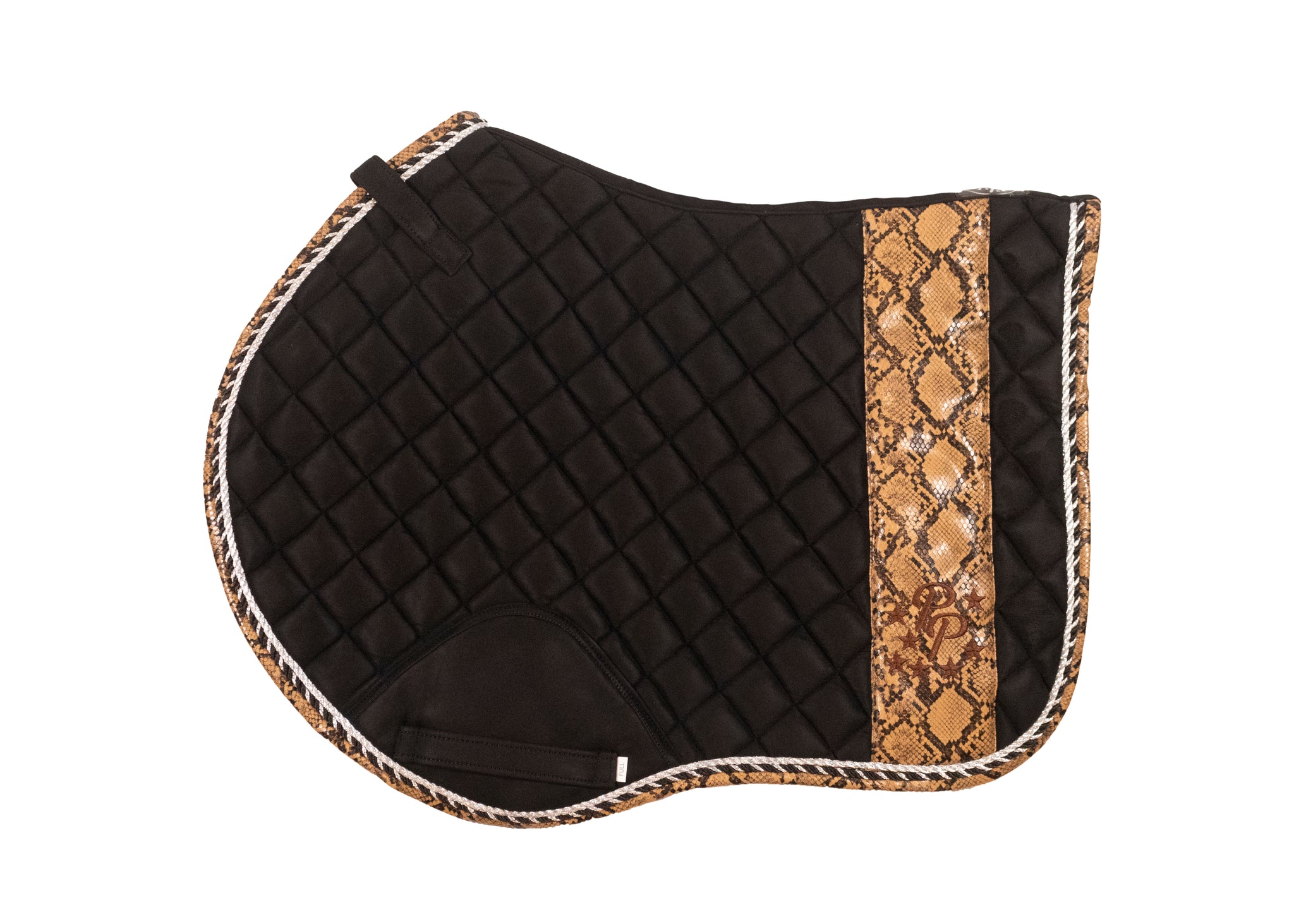 Brown Snakeskin Suede Jump Pad