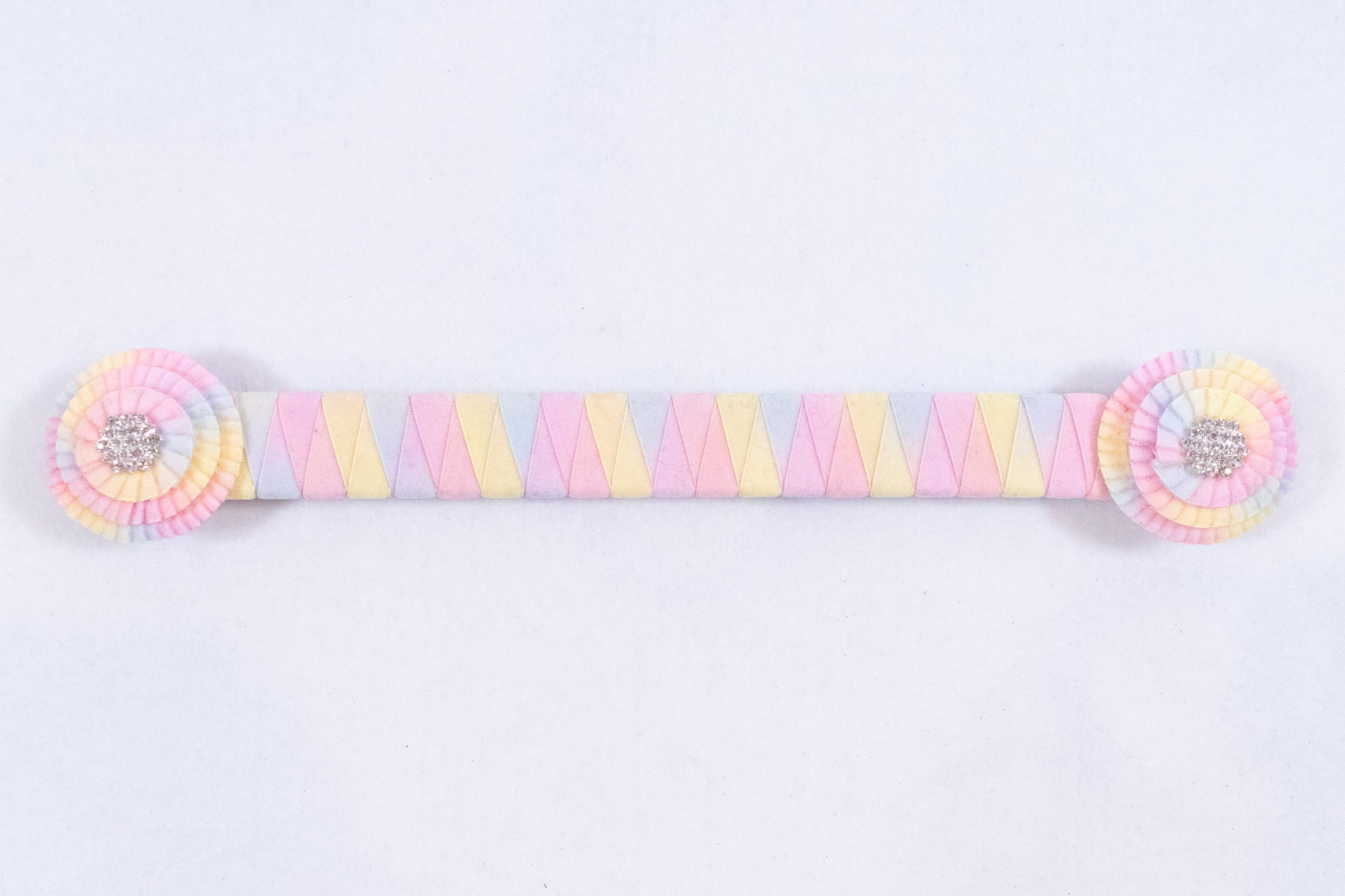 Pastel Rainbow 12" Show Browband