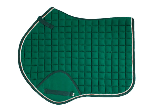 Hunter Green Saddle Pads - Jump, GP, and Dressage cuts