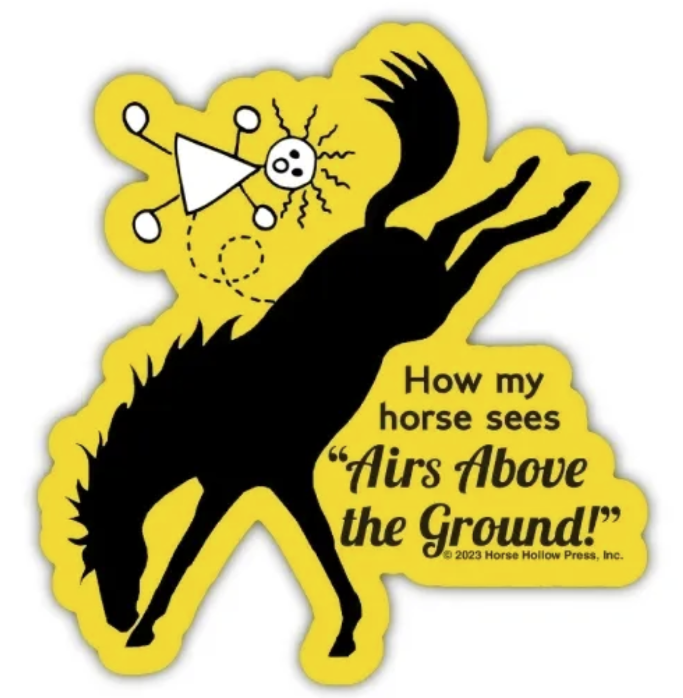 3-Inch Die-Cut Airs Above The Ground Sticker