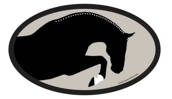 Show Hunter Oval Bumper Sticker