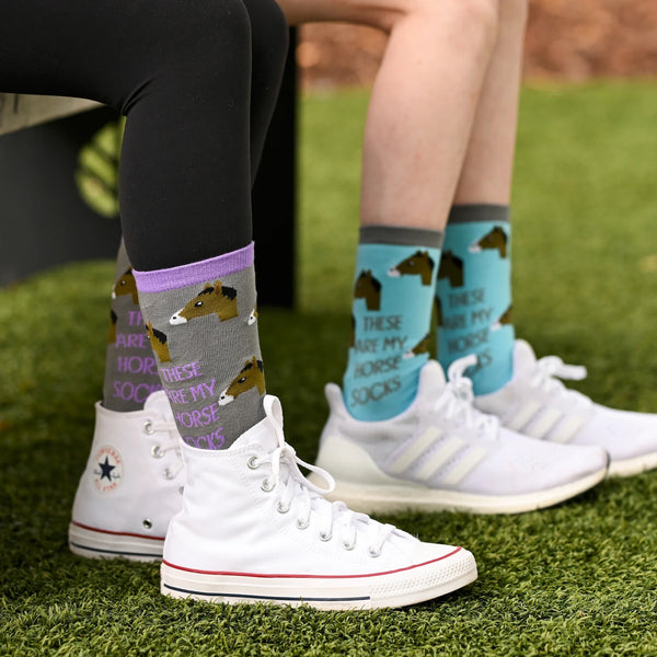 Blue Horse Socks