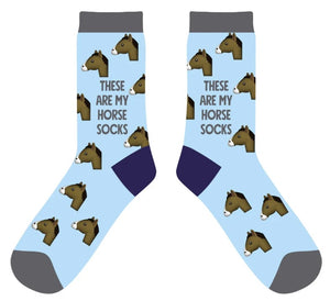 Blue Horse Socks